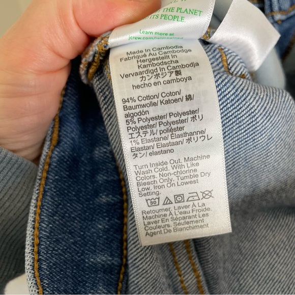 NEW W / O TAGS J. Crew Factory Signature Stretch Stovepipe Jeans in Size 24 - Picture 5 of 5